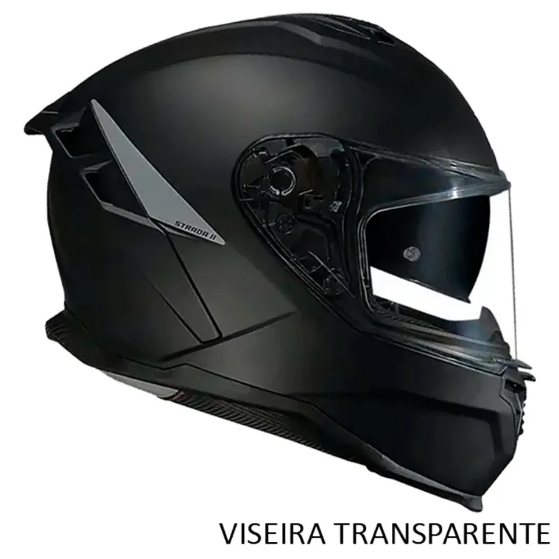 Capacete Norisk Strada II Monocolor Preto Fosco XL 62 (MP)