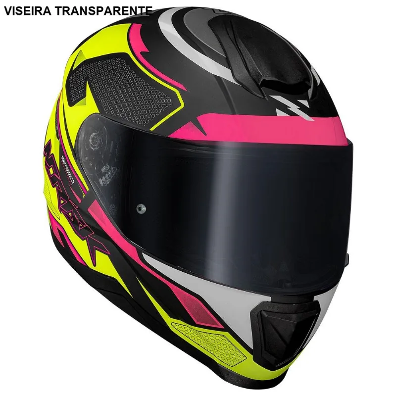 Capacete Norisk Razor Speedmax Matte Black Yellow 58 (MP)