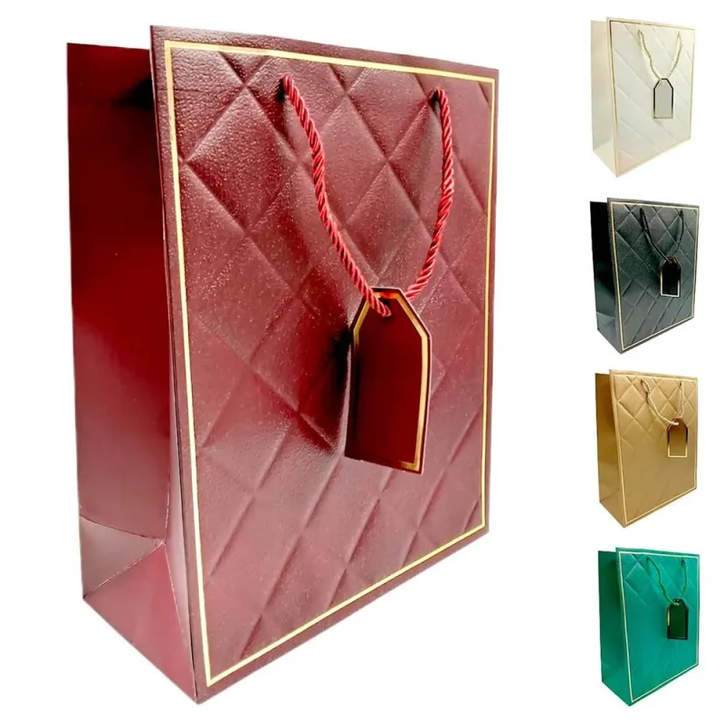 Sacola Presente Diamante Diversas Cores - LC - Presentes