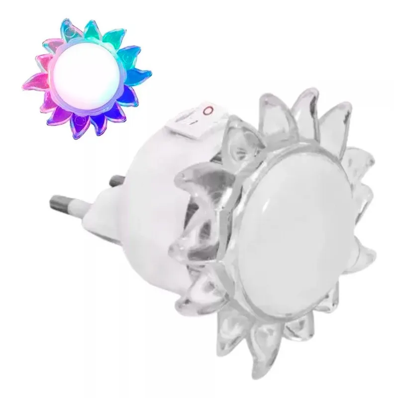 Luminária Noturna Watts LED Sol Com Interruptor (MP)