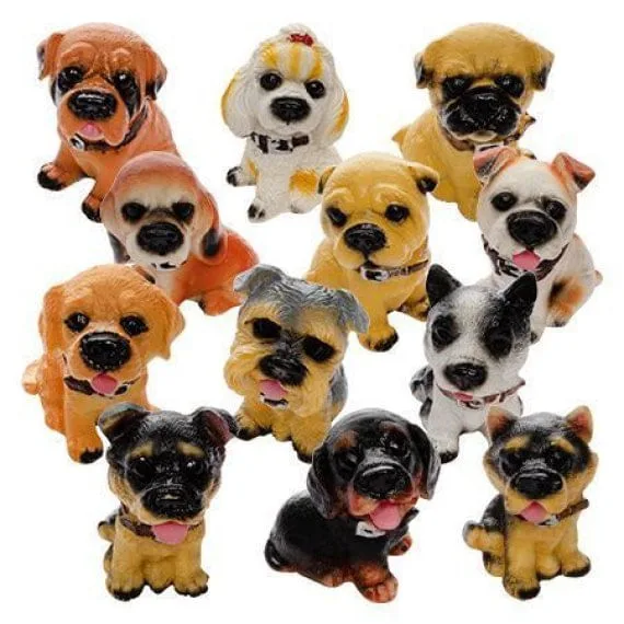 Escultura Decorativa Cachorro Mini Resina Diversos Modelos - LC - Presentes
