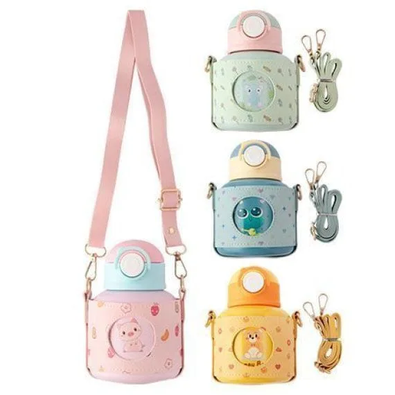 Garrafa Térmica 500ml Infantil Com Alça Moment - LC