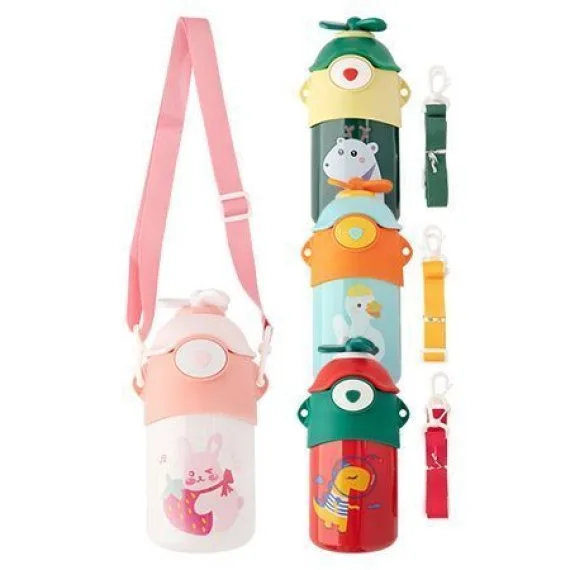 Garrafa Térmica 550ml Infantil Com Alça Moment - LC - Presentes