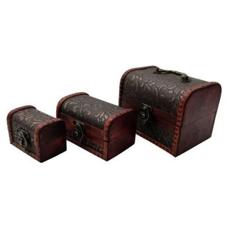 Kit Maleta Maquiagem Mdf 3 Peças Diversos Modelos