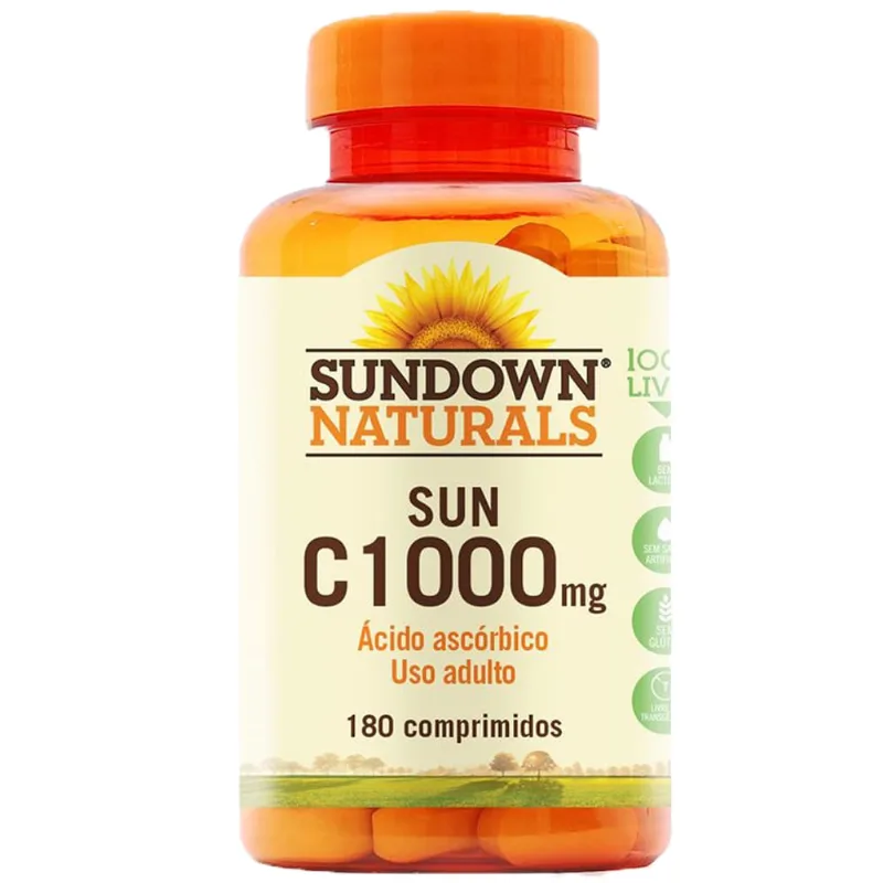 Vitamina C 1000mg 180 Comprimidos Sundown
