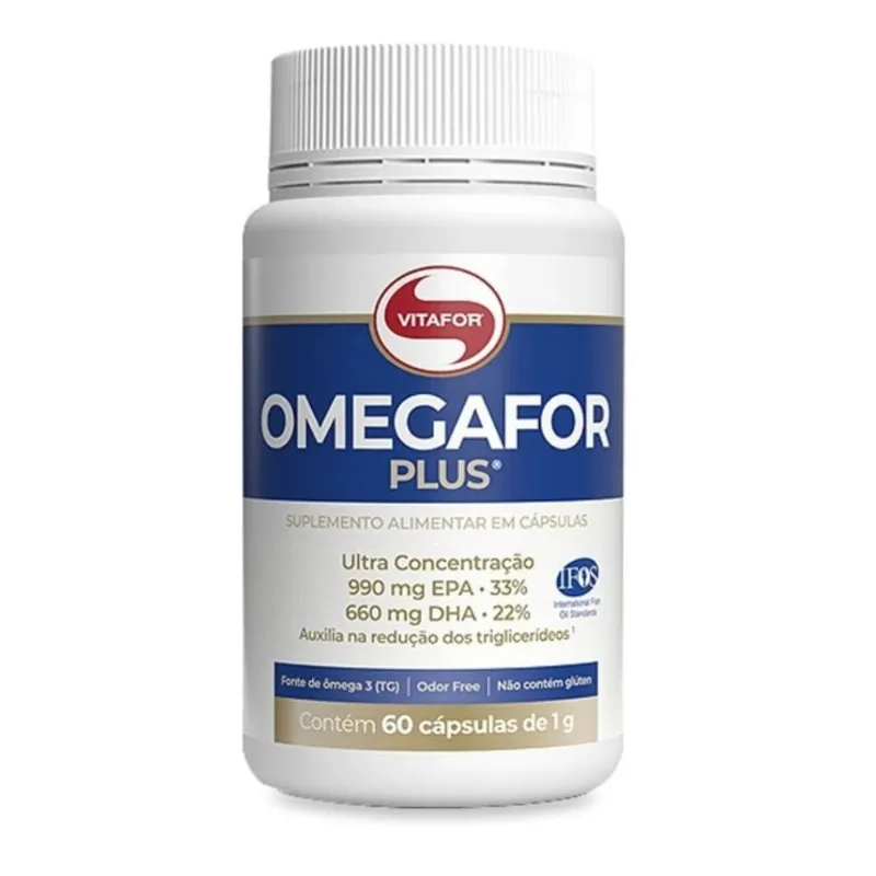 Omegafor Plus Suplemento Alimentar Vitafor 60cps