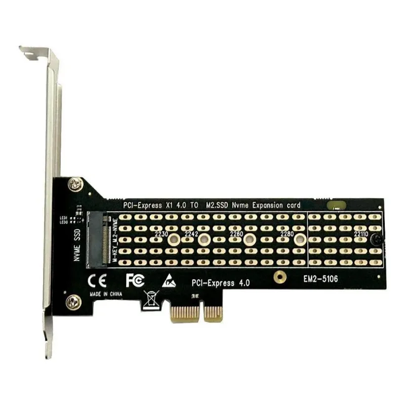 3x Placa Pci-e X1 Adaptador Para Ssd M2 Nvme 4.0/3.0 Em2-510