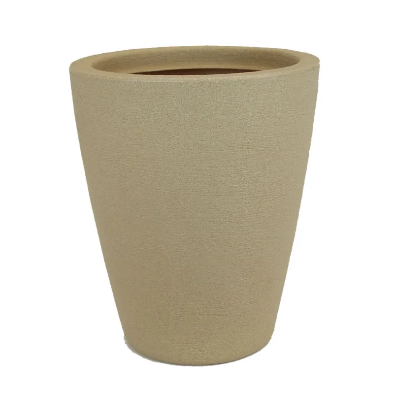 Vaso Cone Riscatto Areia Vasos Vogue 24 cm