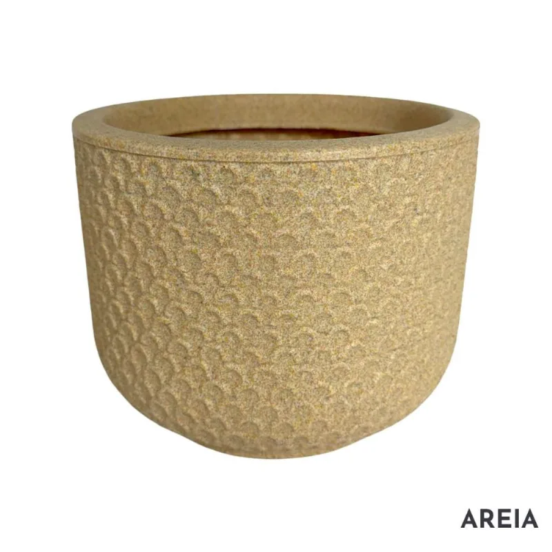 Vaso de Planta Mini Beta Areia Vouga Decor