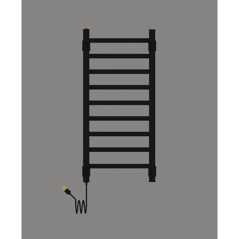 Toalheiro Quadratto Piccoli pintado preto fosco 220 v
