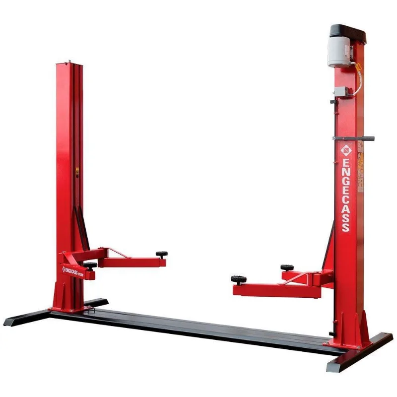 Elevador Automotivo Vermelho 2,6T 4CV Trifásico 220V Lubrifi