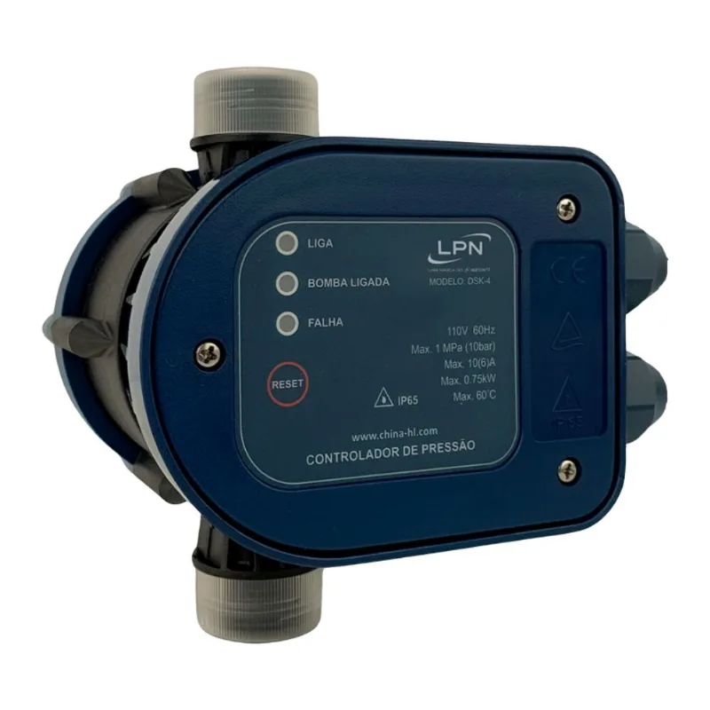 Controlador de Pressão DKS4 1.5-1HP Lepono Controlador de Pressão DSK-4 Bivolt 127/220V Lepono