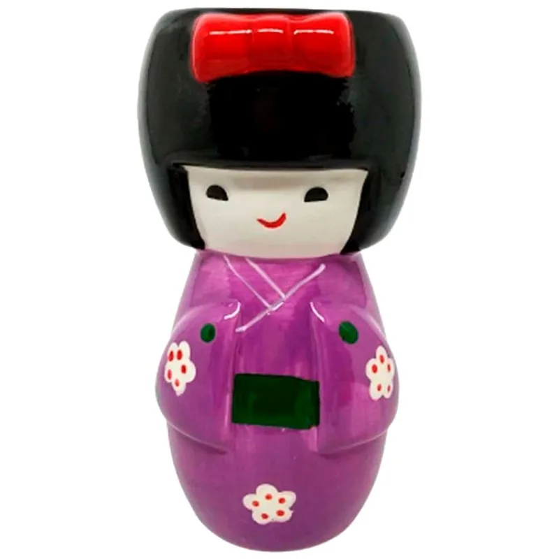 Vaso Boneca Japonesa Watts Ceramica 13cm (MP)