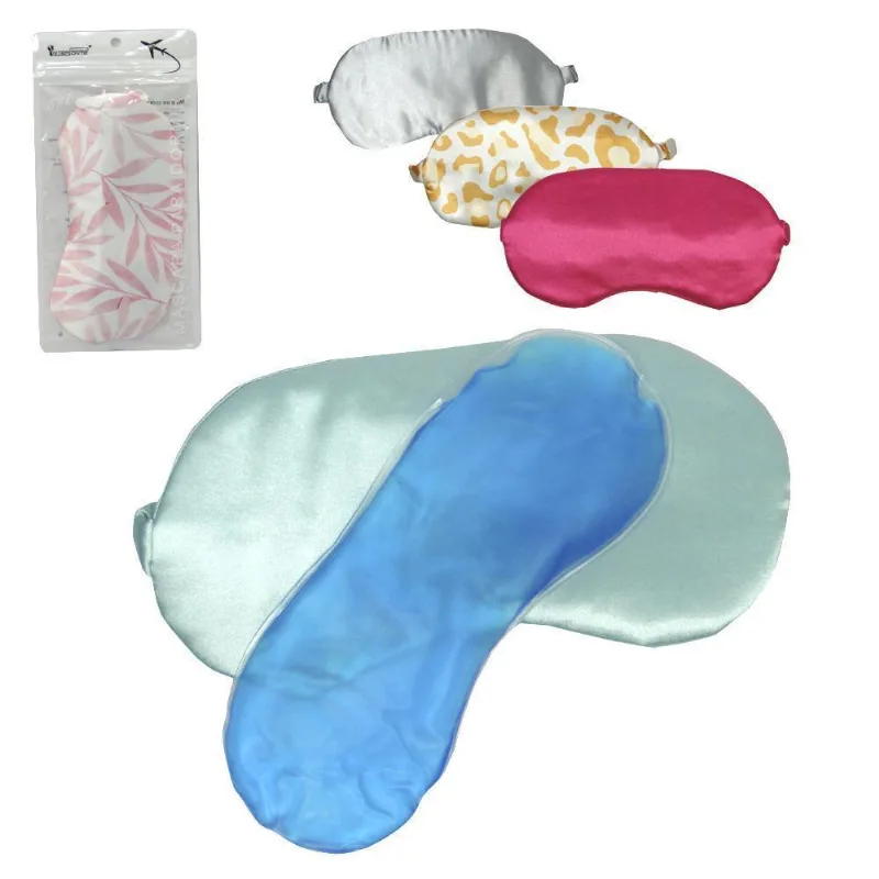 Mascara Poliester Para Dormir Gel Estampas Sortidas 19x10cm