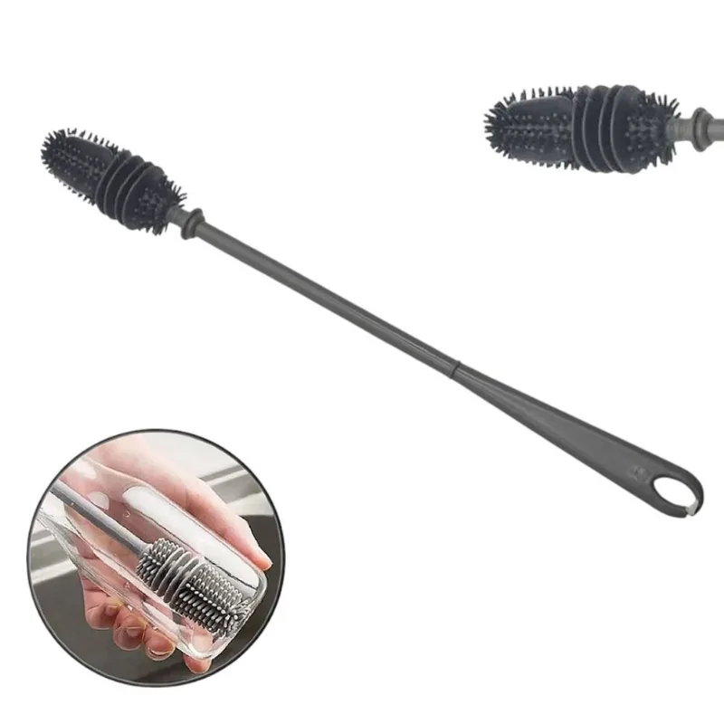 Escova De Silicone Para Garrafa Watts 32cm Cinza (MP)