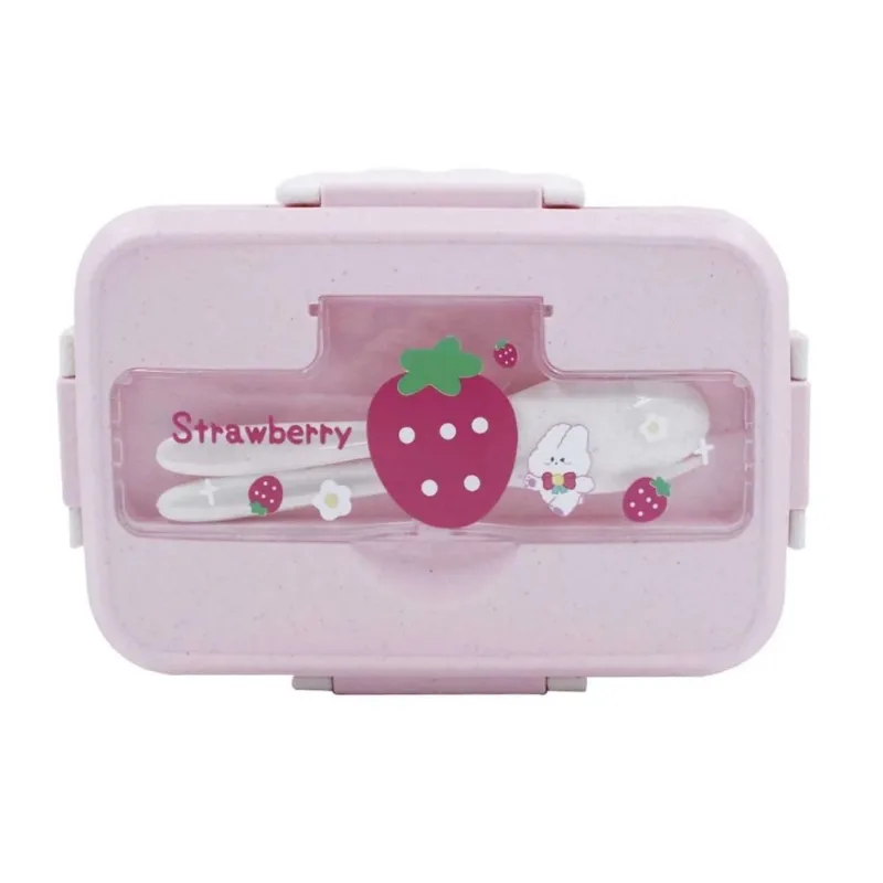 Marmita Interponte Strawberry Com Talheres HU55758 (MP)