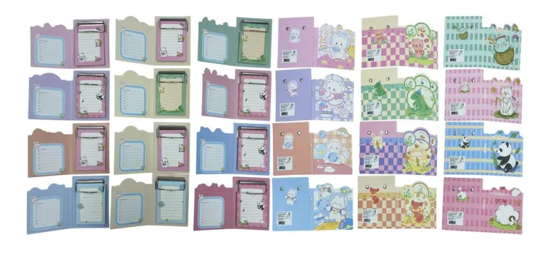 Bloco De Anotações Com Prancheta 30 Folhas Bichinhos Diversos Modelos - LC - Papelaria