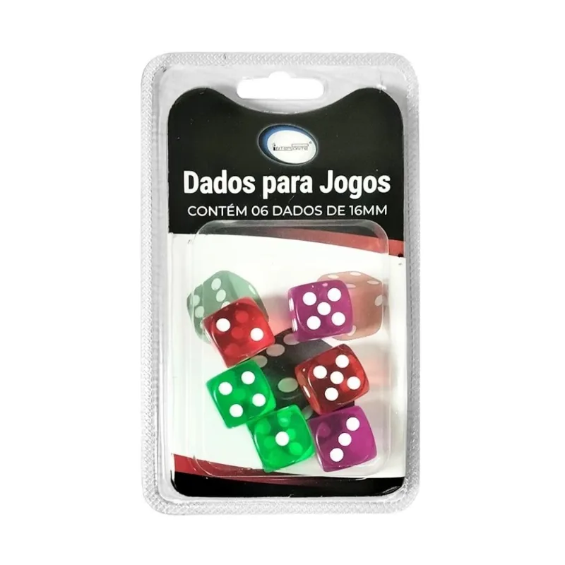 Dados Para Jogos Imporiente 6 Unidades 4404 (MP)