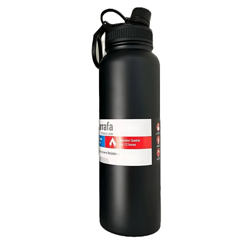Garrafa Térmica Interponte Inox 1 Litro HG83546 (MP)