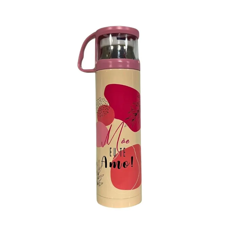 Garrafa Térmica Interponte Mãe Eu Te Amo 470ml HG57747 (MP)