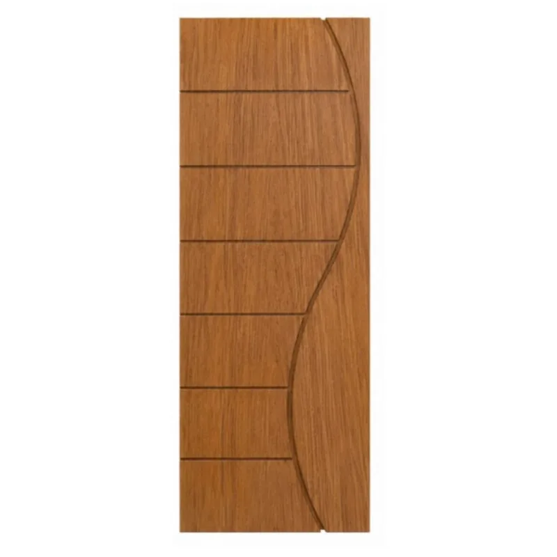 Folha de Porta Frisada Sarrafeada Angelim VR 122 Portabelly Folha de Porta Frisada Sarrafeada Angelim VR 122 210x102cm