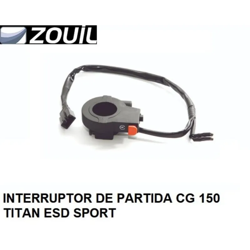 Interruptor Partida Cg 150 Titan Esd / Sport Qualidade Zouil