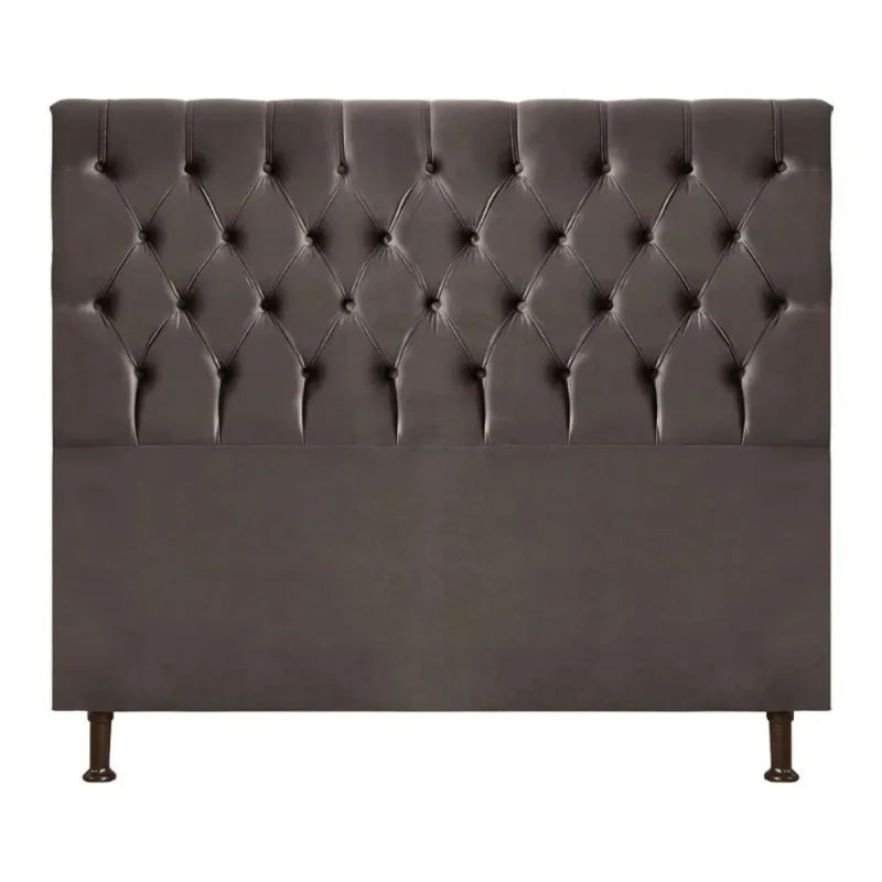 Cabeceira Casal 140cm Js Cristal | Chocolate