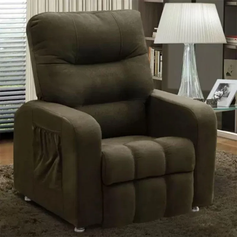 Poltrona Reclinável Comfort Veludo Castor JS - Js