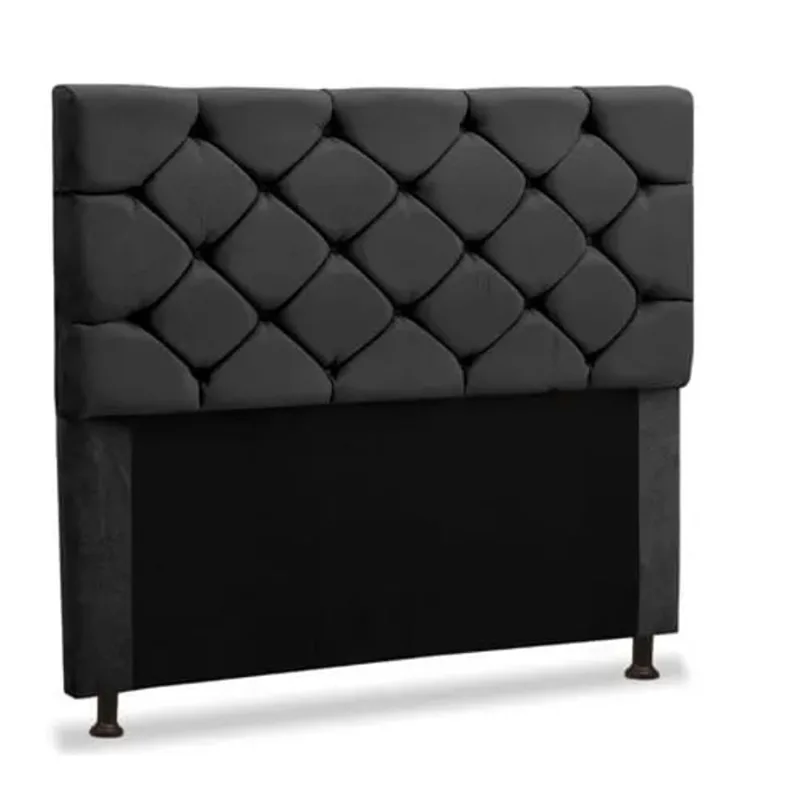 Cabeceira Casal 140cm JS Móveis Caribe | Chumbo