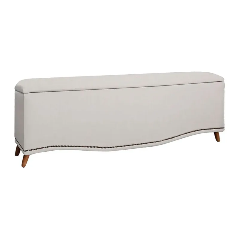 Calçadeira Sapateira Baú Holanda 140cm de Largura Linho Star Confort - Não Disponível