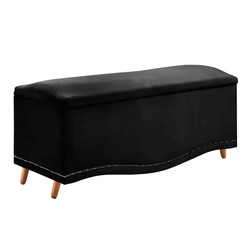 Calçadeira Sapateira Baú Holanda 160cm de Largura Veludo Star Confort - Não Disponível