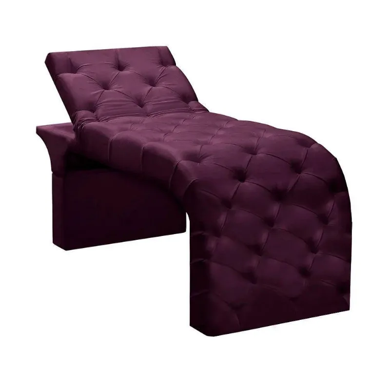 Maca De Estética Reclinável E Reta Andressa Roxo Veludo