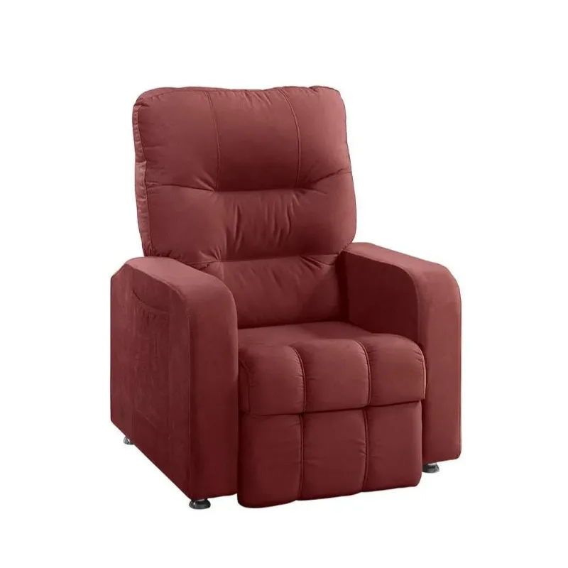 Poltrona Reclinável JS Comfort | Veludo Vinho