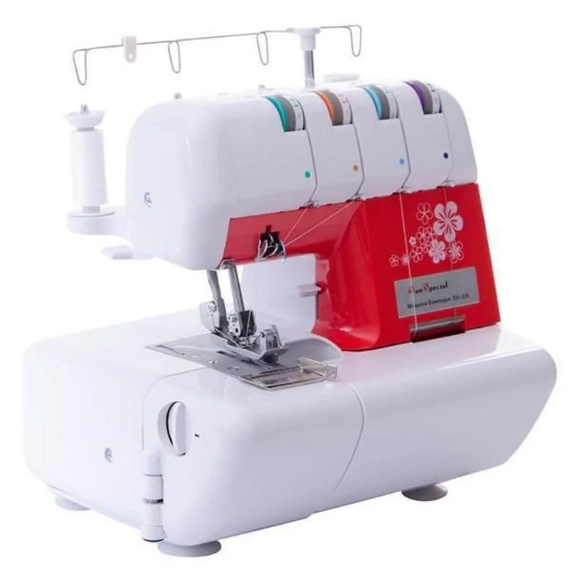 Máquina Overlock Doméstica Ss-320 220V Mecânica Vermelha - Sun Special