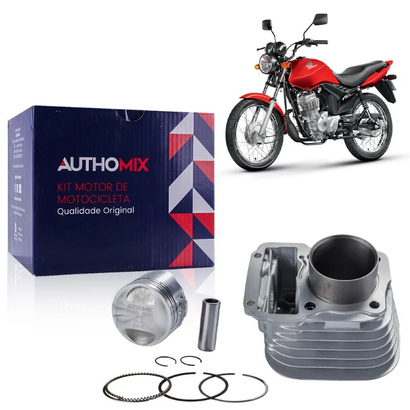 Kit Motor Moto Authomix Km01023 Honda Cg 125 | Xl 125r 2000