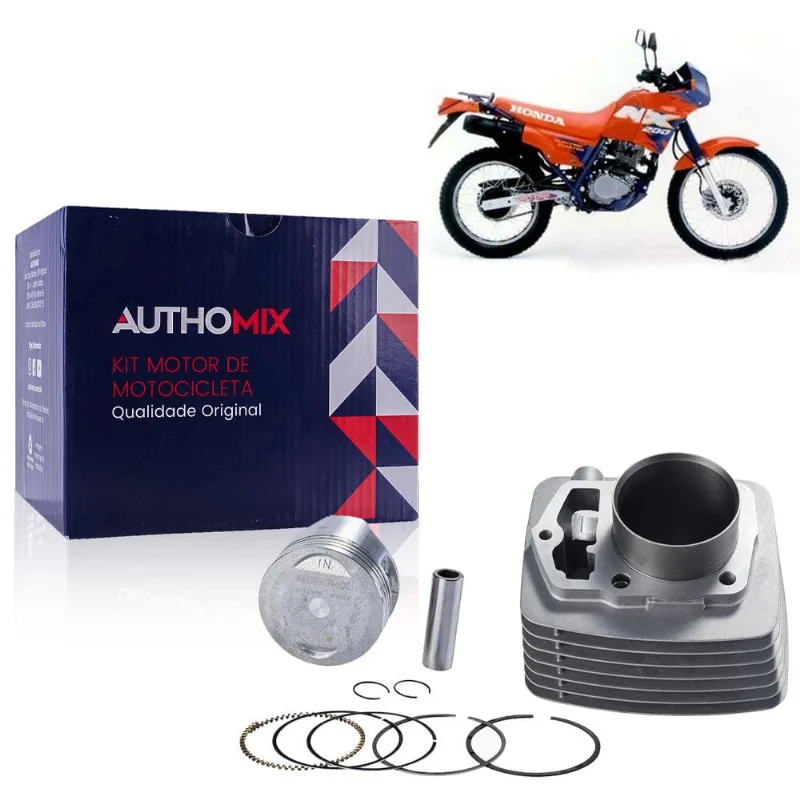 Kit Motor Moto Authomix Km01200 Honda Cbx 200 Nx 200 Xr 200