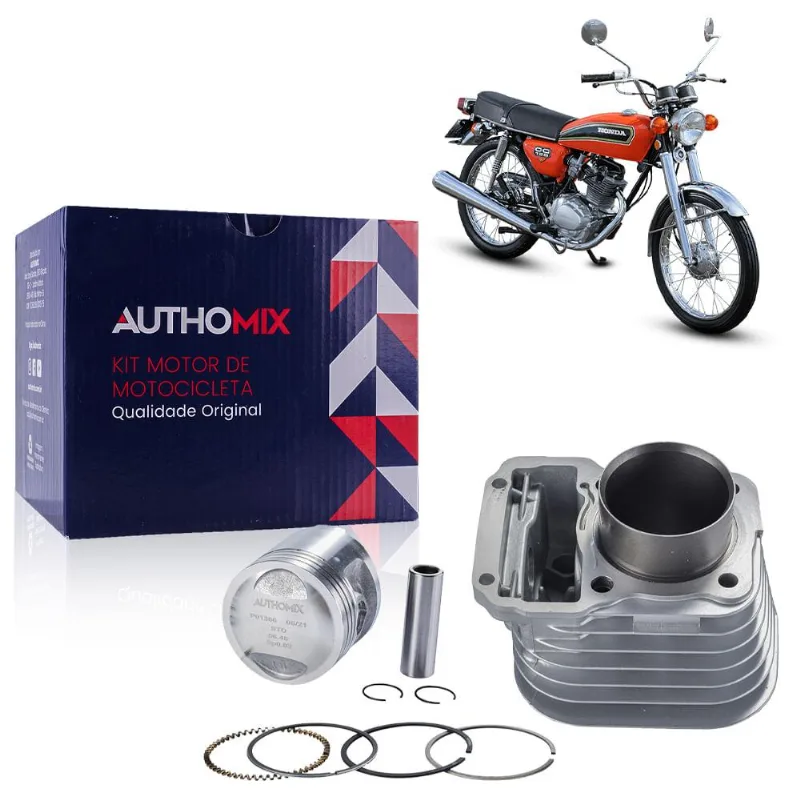 Kit Motor Cilindro Authomix KM01366 Honda CG 125 ML