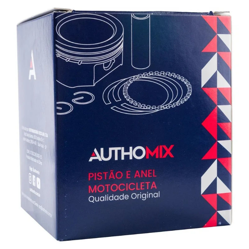 Pistão Com Anel Authomix / Xr 200r / Nx 200r - Pa7920025