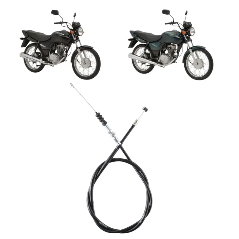 01 Cabo Embreagem Authomix Honda Cg 125 Fan Es 0.1L 2V ohc Monocilindrico 2005 A 2008