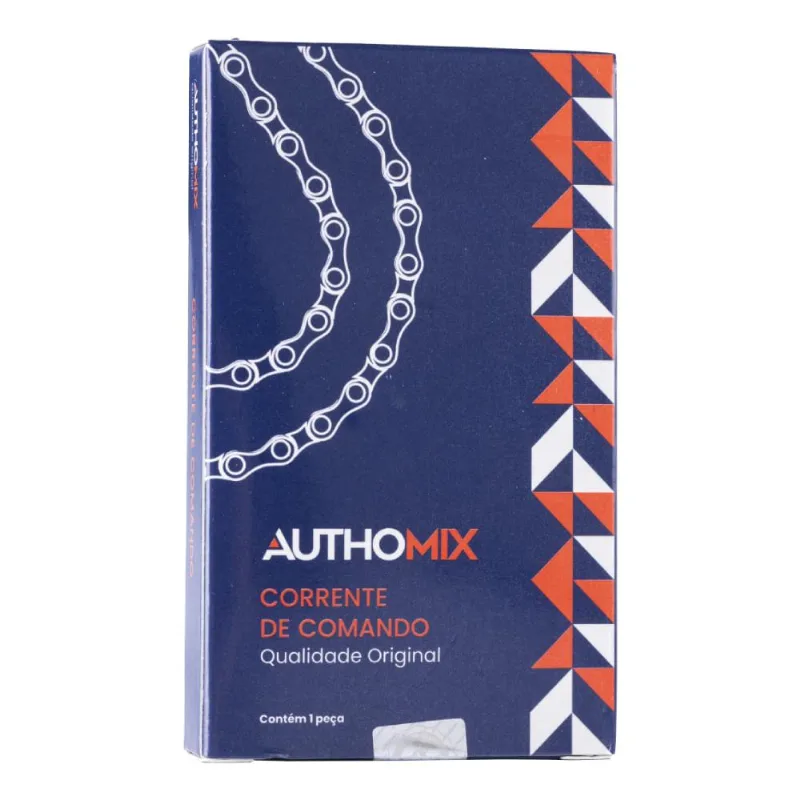 Corrente De Comando Authomix 3x4lnx126l Honda Cb/xre 300cc