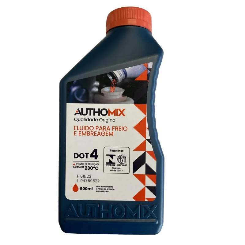 Fluido De Freio 500 Ml Dot 4 - Authomix Ff5004