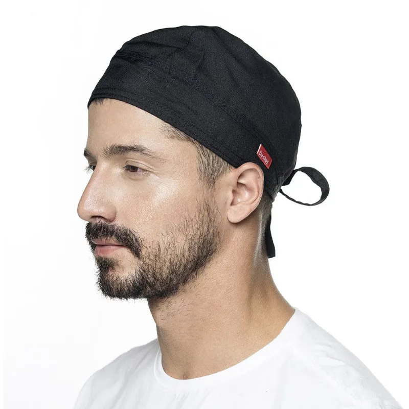 Bandana Chef de Cozinha - PRETA - Unisex