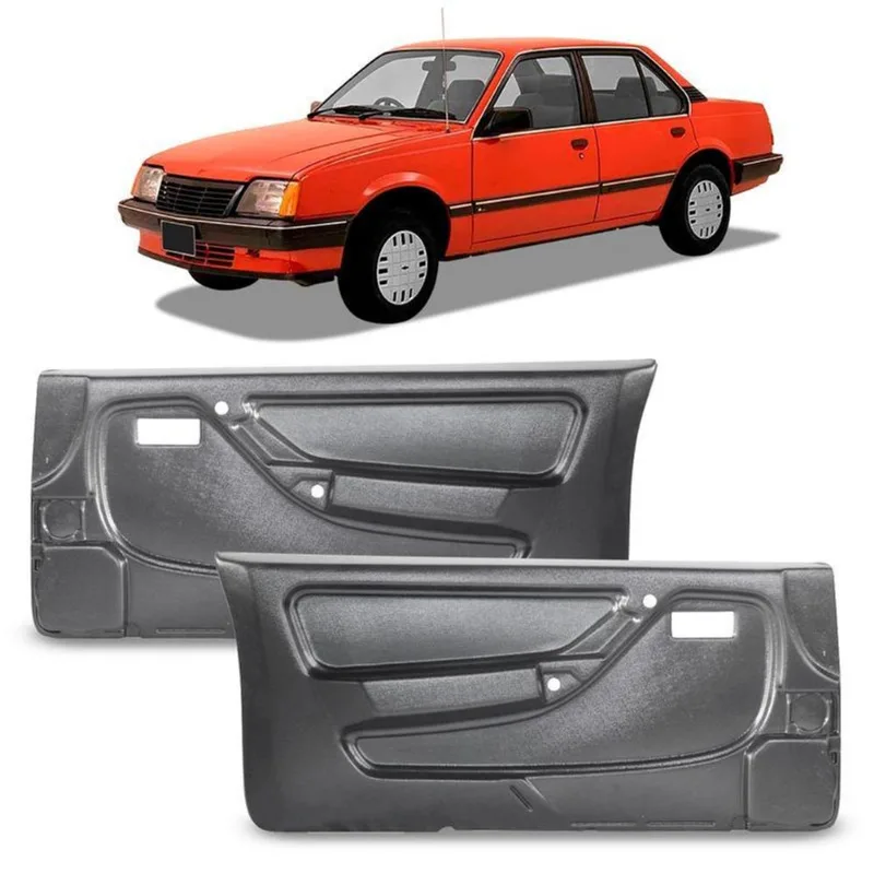 Forro De Porta Dianteira Monza 91-97 4 Portas Cinza S/ Tela