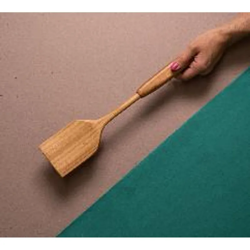 Espatula de bambu 35cm Oikos