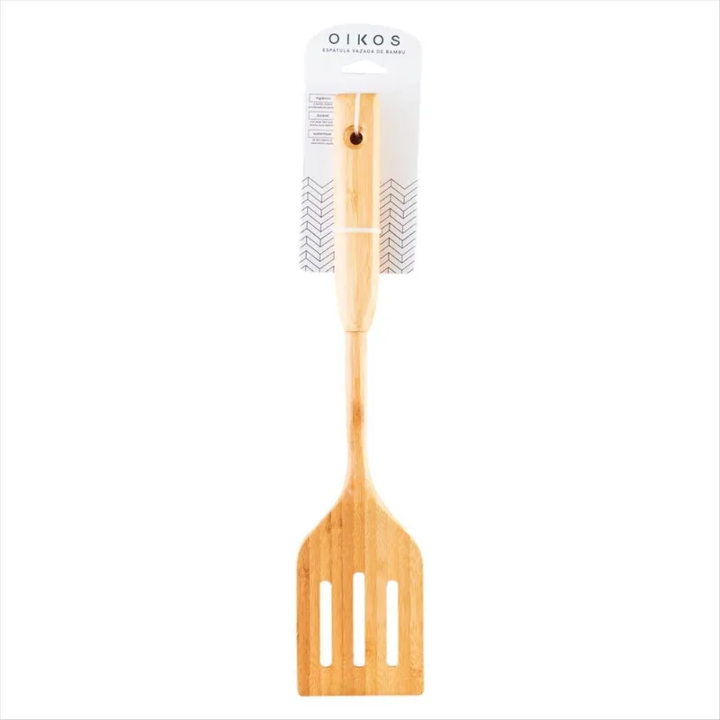 Espatula Vazada Bambu Oikos 35cm Espátula Vazada Bambu Oikos 35cm