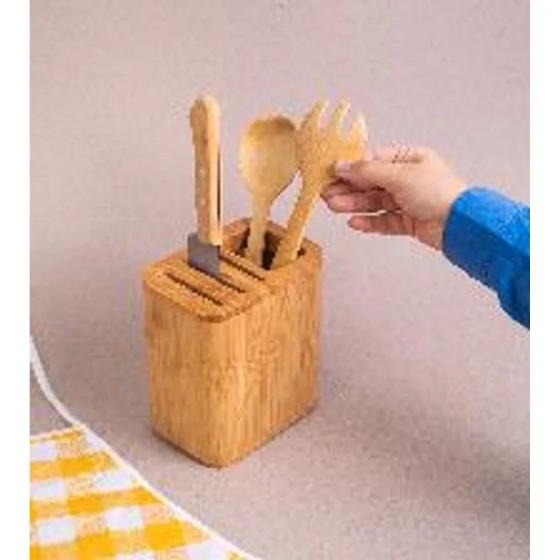 Porta faca e utensílios de bambu Oikos