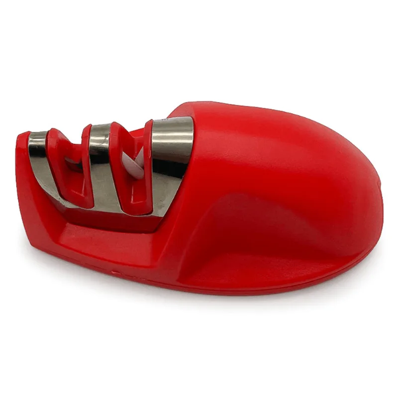 Afiador de Faca Cor Vermelho Mozcada