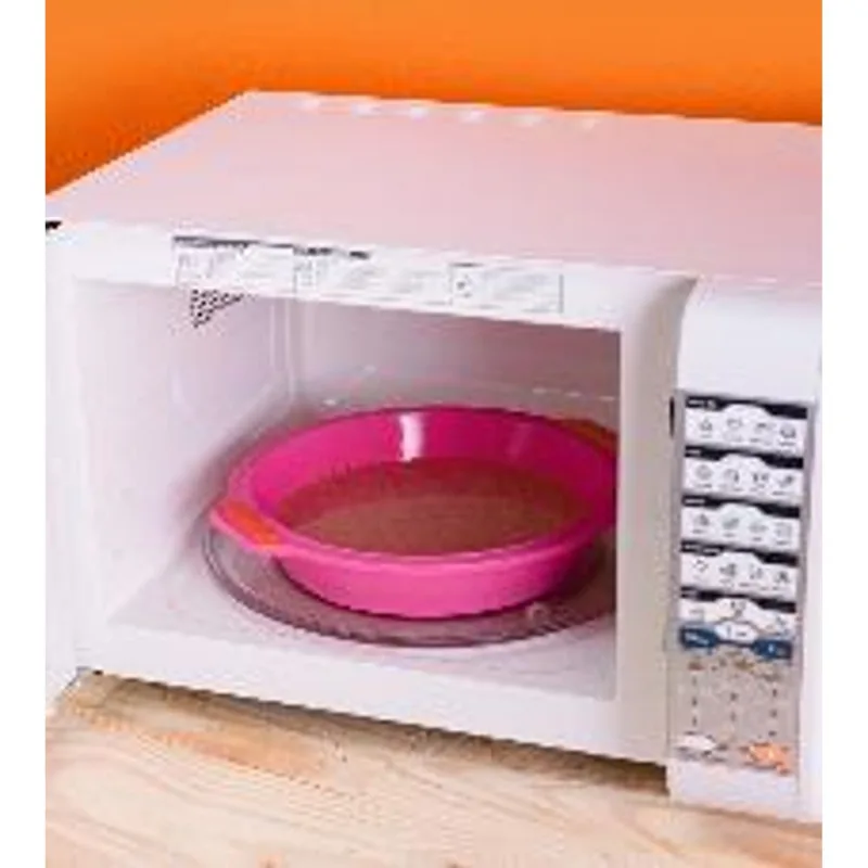 Forma redonda de silicone rosa Oikos