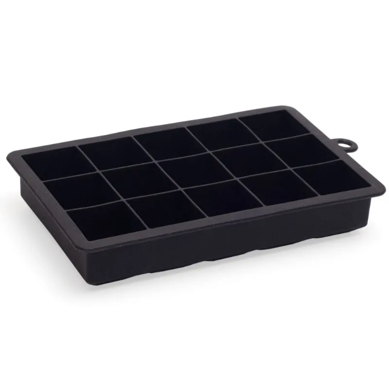 Forma de Gelo 15 Cubos Preto Oikos