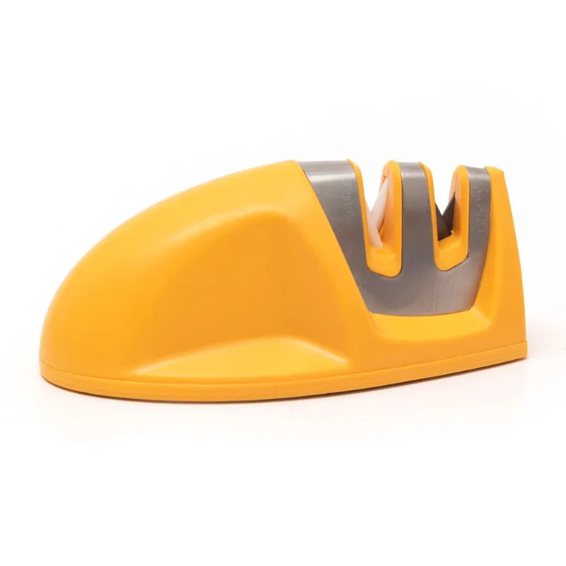 Afiador Oikos De Facas Amarelo